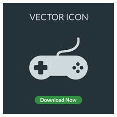 Gamepad vector icon