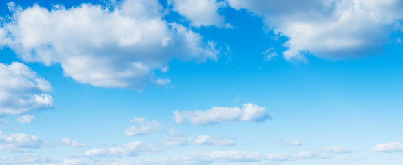 Wall Mural - blue sky background with clouds