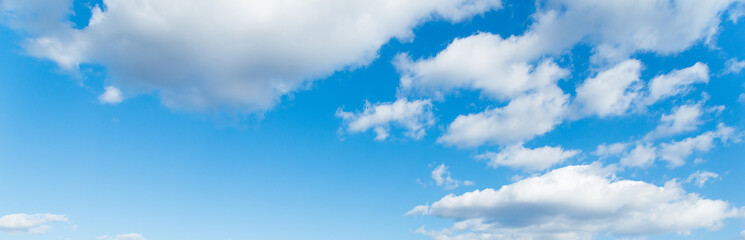 Wall Mural - blue sky background with clouds