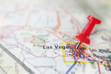 Las Vegas map pin