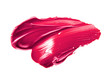 Pink lipstick smudge