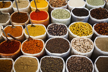 Spice Stall At Mapusa Market, Goa, India.