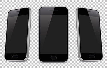 Wall Mural - smartphone realistic to isolate background - vector.