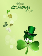 Canvas Print - St.Patrick's Day postcard