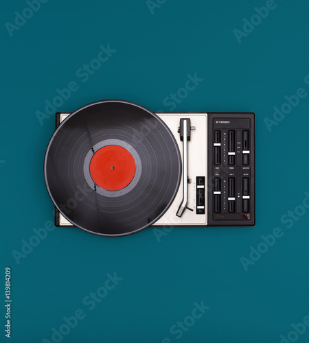 Photographie  Retro turntable