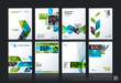 © Diamond Graphics - Business vector set. Brochure template layout, cover design annu