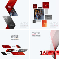 Business vector design elements for graphic layout. Modern abstr