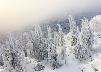 Winter mountains