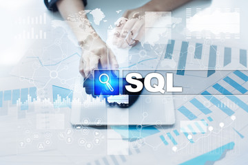 Woman working with documents, tablet pc and selecting sql.
