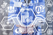 © wladimir1804 - Calculation and optimization finance medicine. Doctor offer calculator gear icon on virtual medical screen. Health care calculating financial budget integration IT, IoT, DATA, Computing, AI technology