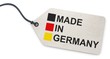 Anhänge-Etikett - weiß - Made in Germany