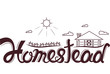 Homestead Logo Design Lettering