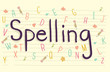 Spelling Letter Doodles Paper