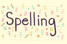 Spelling Letter Doodles Paper