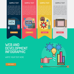 Infographic Web and Development