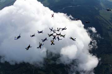 skydiving