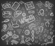 © dinkoobraz - Doodle vector collection of virtual reality and innovative techn