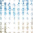 © sdmix - color code streams glowing on screen. Vector background