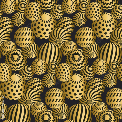 Abstract beads seamless pat...