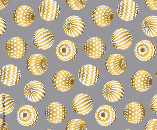 Abstract beads seamless pat...