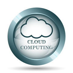 Sticker - Cloud computing icon