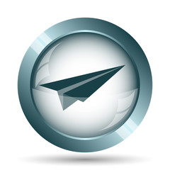 Canvas Print - Paper plane icon