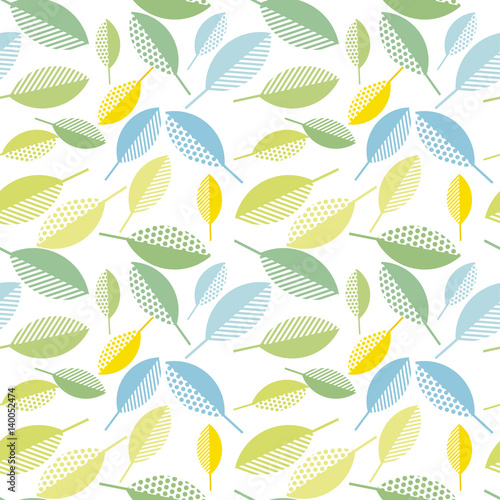 spring colorfull leaves abs...