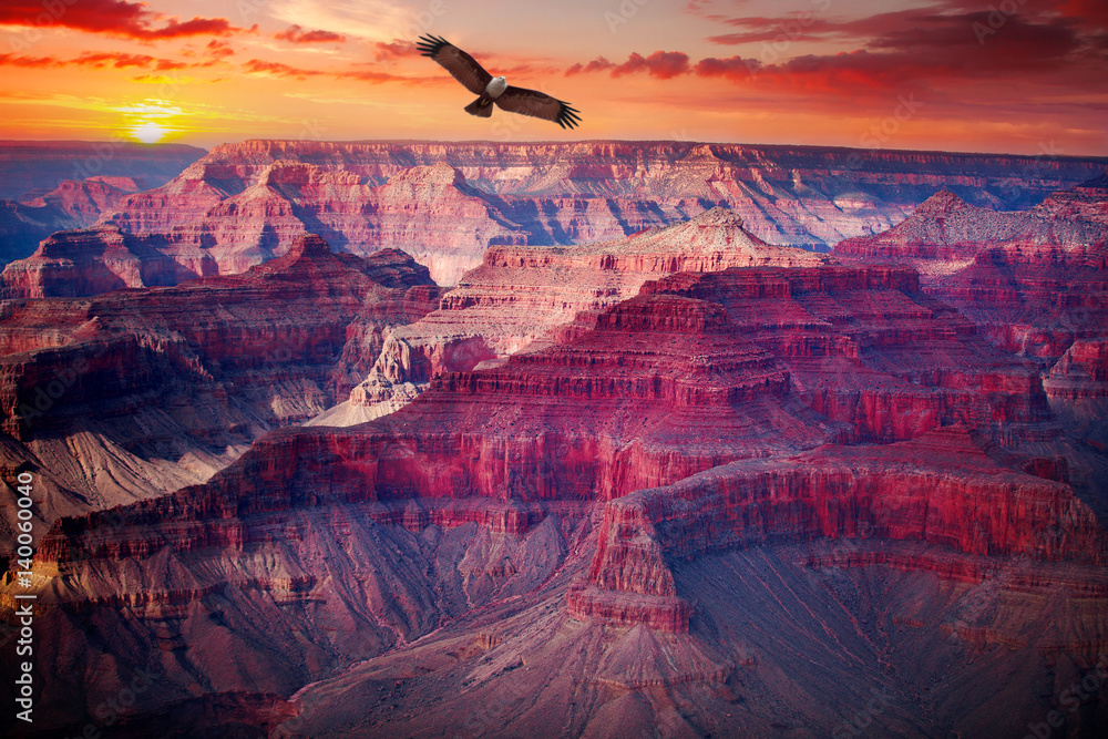 Grand Canyon National Park - obrazy, fototapety, plakaty 