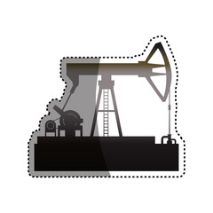 Wall Mural - Petroleum pump machinery vector illustration graphic design