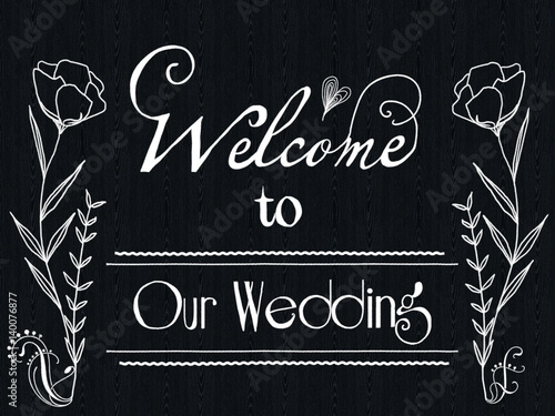 チョークアート 結婚式のウェルカムボード Buy This Stock Illustration And Explore Similar Illustrations At Adobe Stock Adobe Stock