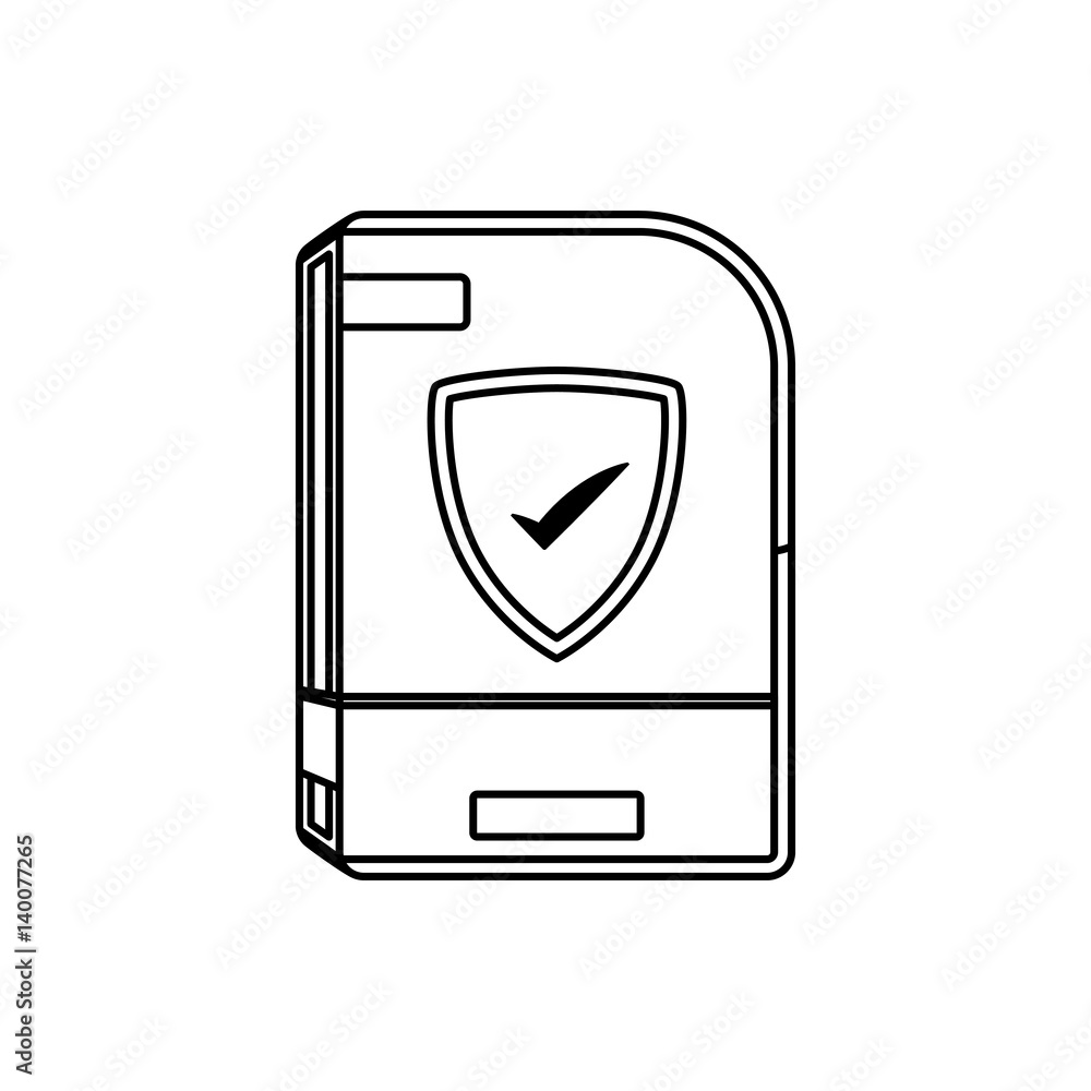Vettoriale stock di Software computer box icon vector illustration ...