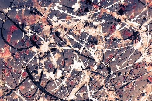 Fotografía Abstract expressionism pattern