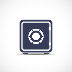 Money safe vector icon