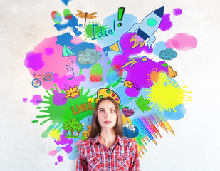 Aufkleber - Creativity concept