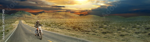 On the road - Panoramic