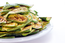 Zucchini Cooked To The Plate
