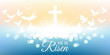 Shining and  He is risen text for Easter day