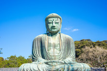 The Giant Buddha Or Daibutsu In Kamakura, Japan