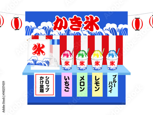 かき氷屋台 Buy This Stock Vector And Explore Similar Vectors At Adobe Stock Adobe Stock
