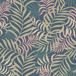 © bell1982 - Tropical background with palm leaves. Seamless floral pattern