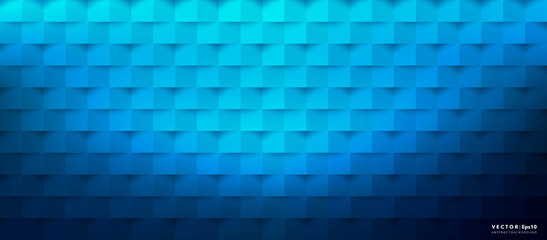 Wall Mural - Abstract vector background. Blue geometric background. Use for template, poster or brochure design. Vector illustration. Eps10.