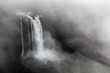Snoqualmie Falls in the fog