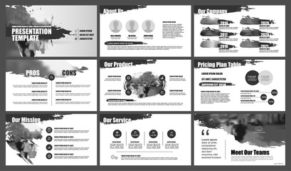 Elements for and presentation templates.