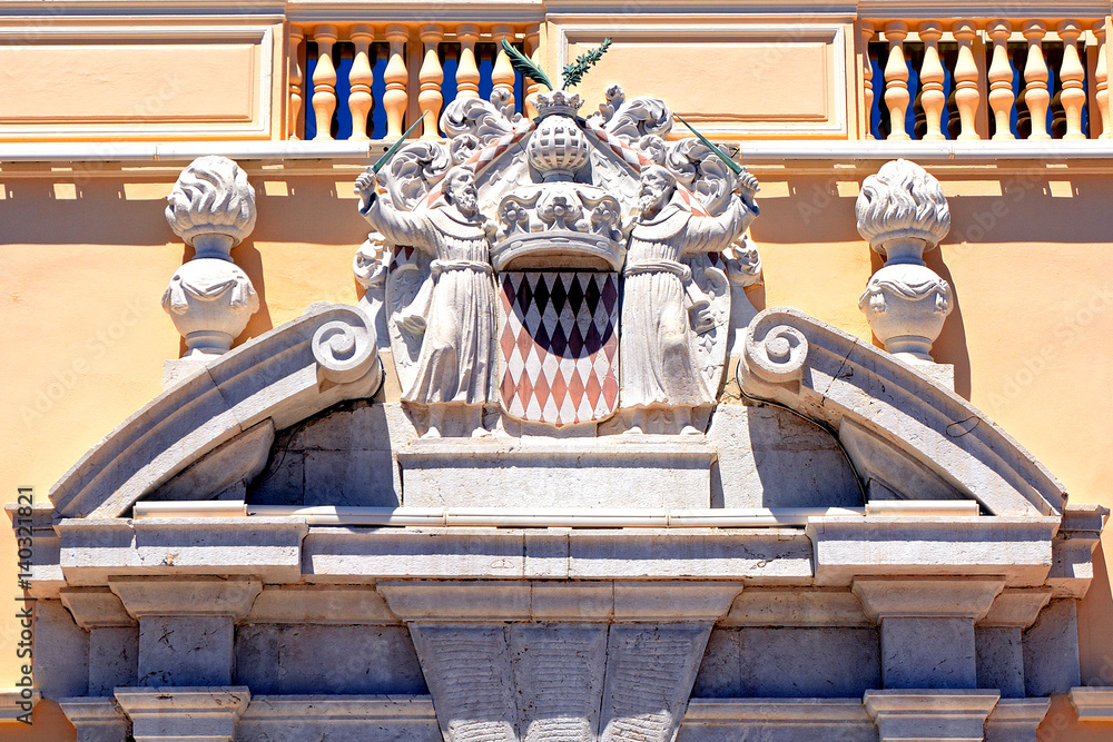 Obraz na płótnie Prince's Palace, Monaco-ville, Monaco w salonie