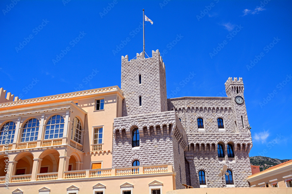 Obraz na płótnie Prince's Palace, Monaco-ville, Monaco w salonie