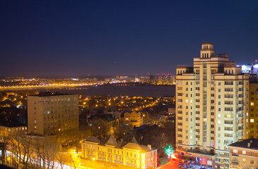 Wall Mural - Voronezh night cityview