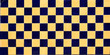 Vintage San Francisco Italian blue and yellow tile wall