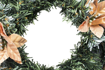 Poster - Christmas wreath frame