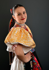 Wall Mural - Slovak folk dancer