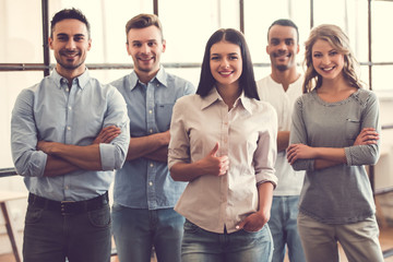 Canvas Print - Successful business team